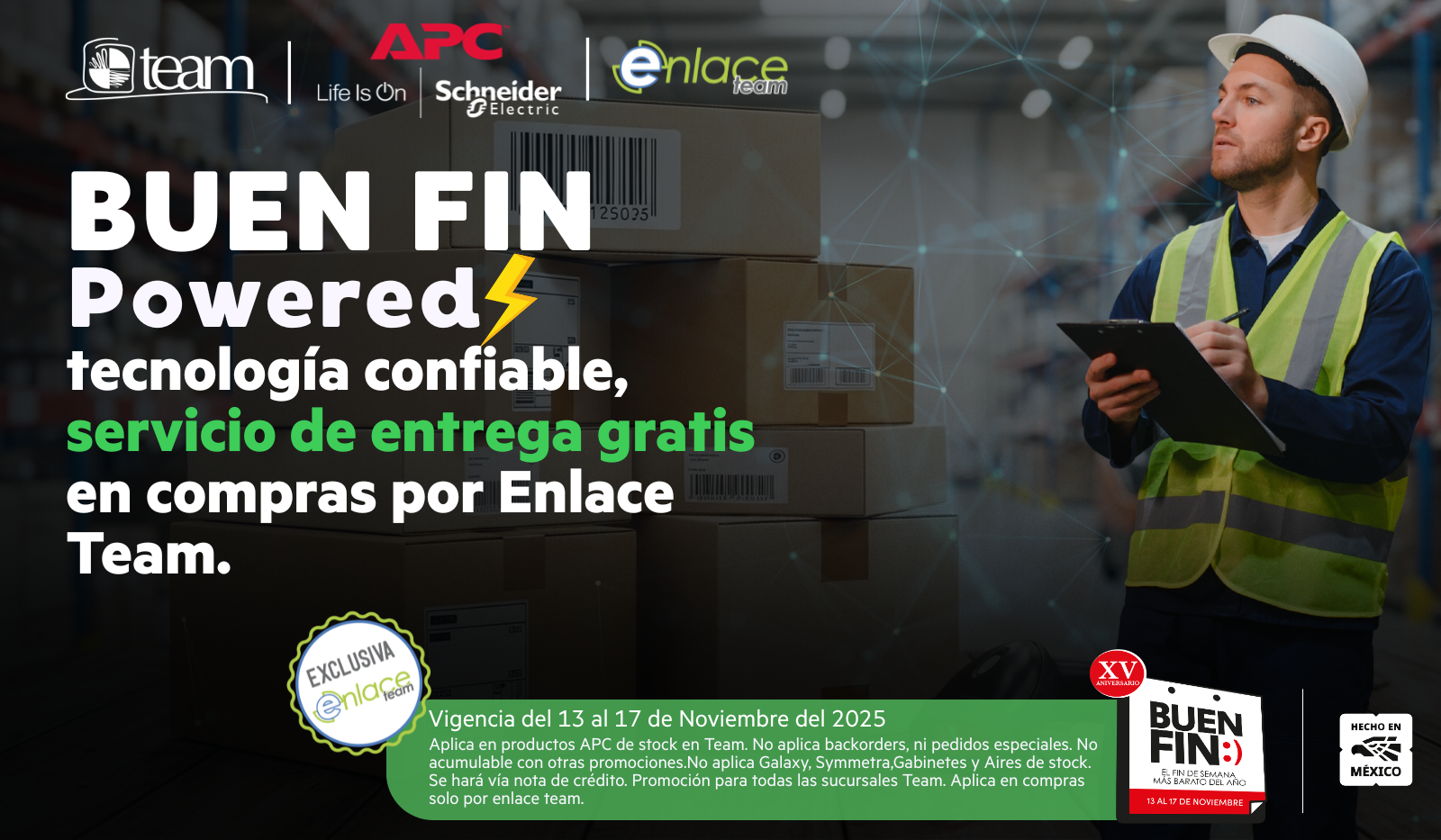 BUEN FIN envio gratis APC