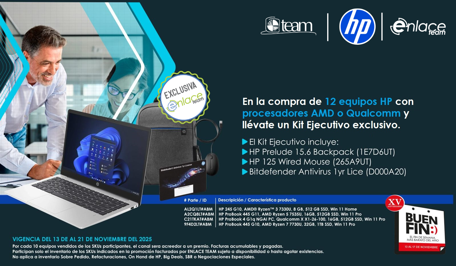 Buen Fin Notebook ADM o Qualcomm