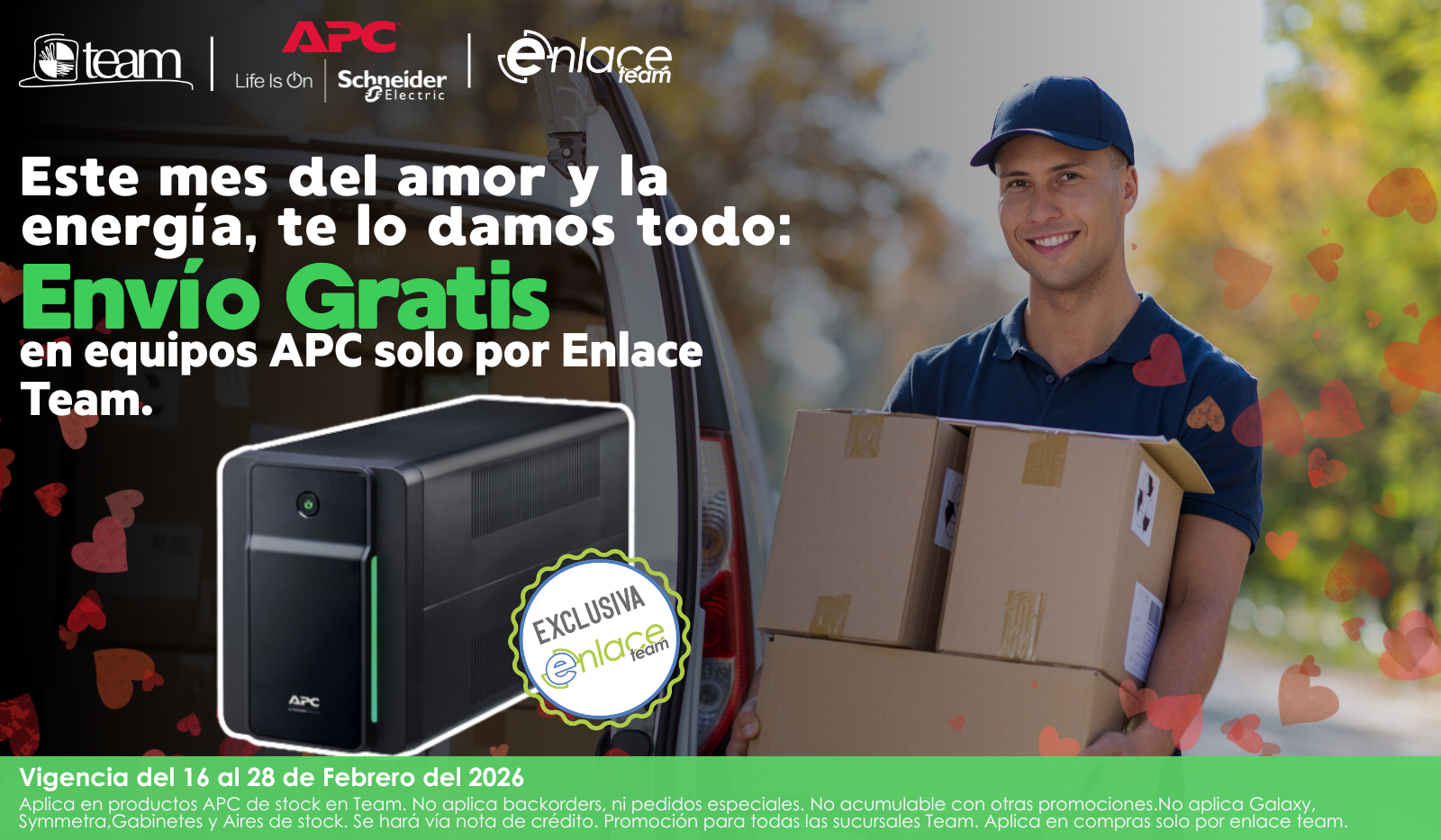 Febrero envio gratis APC