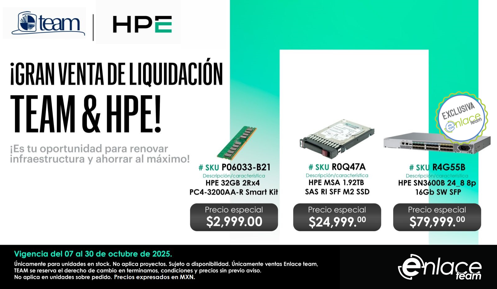 Liquidación Oct HPE