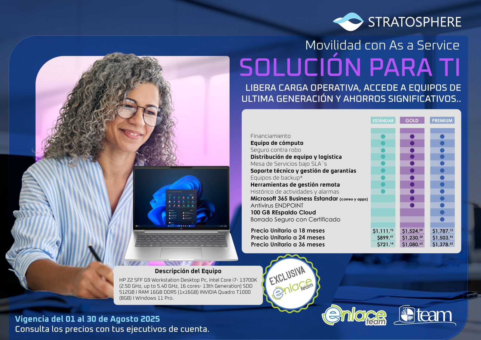 Paquete HP-PCaas1