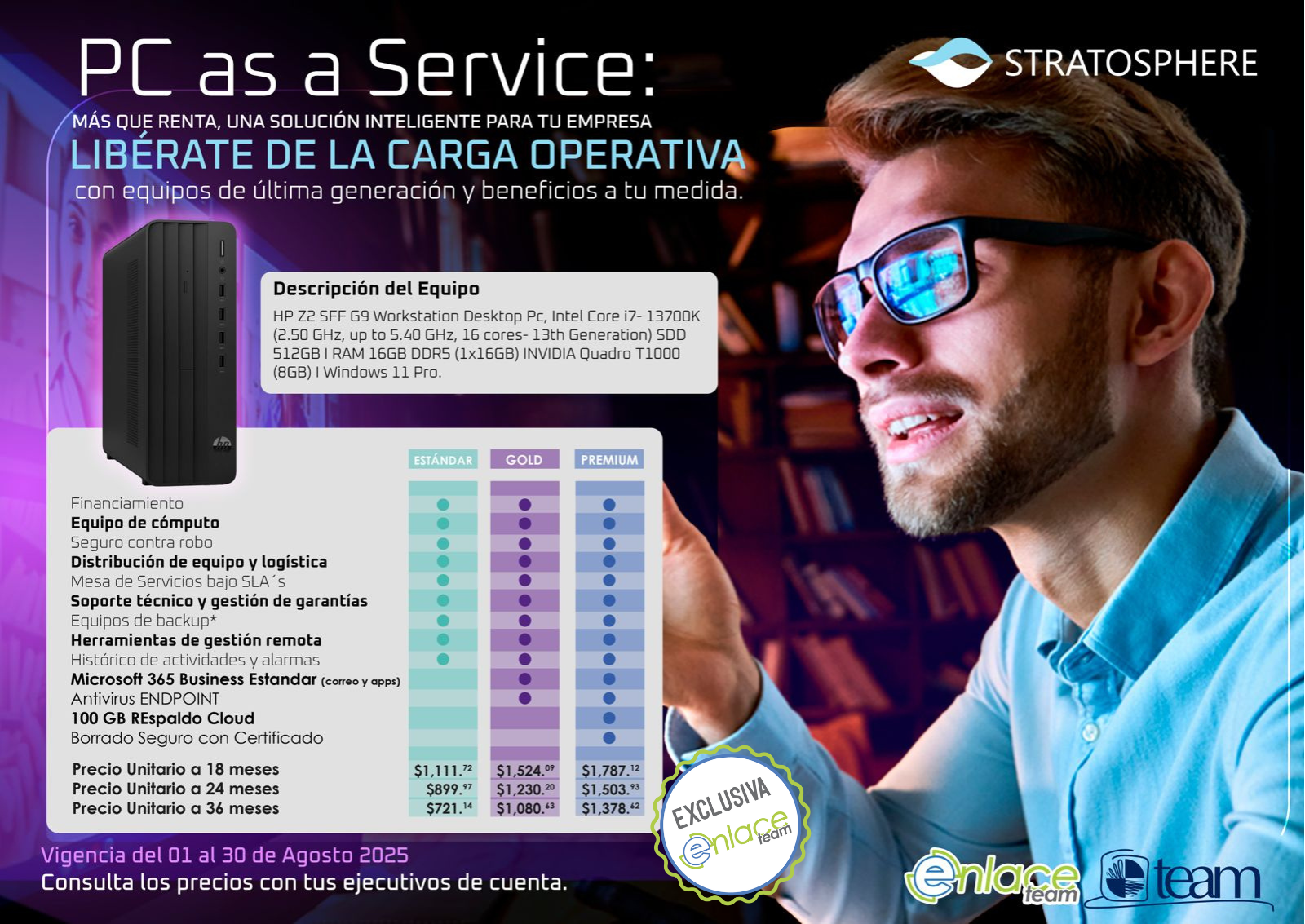 Paquete HP-PCaas2