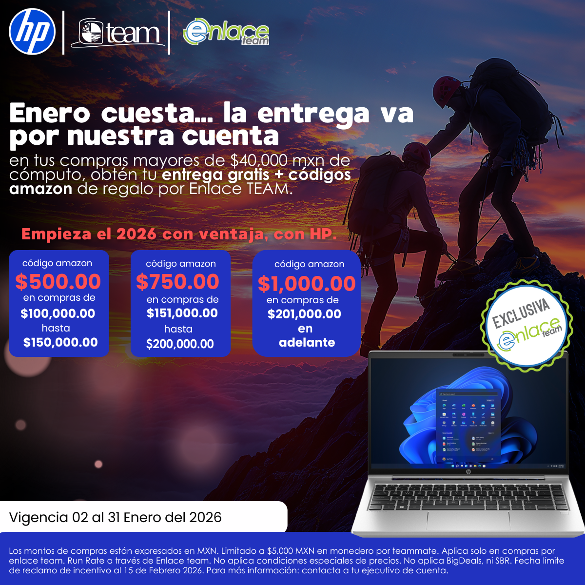 hp Servicio de entrega gratis Enero 1200 x 1200