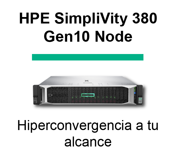 HPE SimpliVity 380 Gen 10 Node