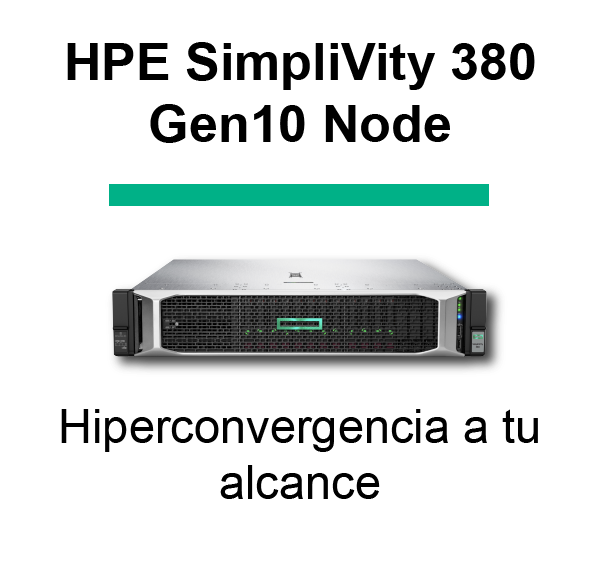 HPE SimpliVity 380 Gen 10 Node