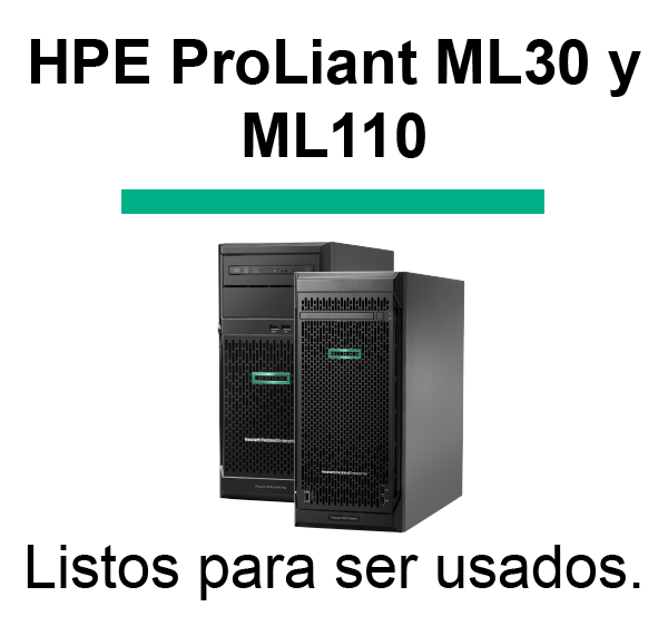 HPE ProLiant ML30 y ML110